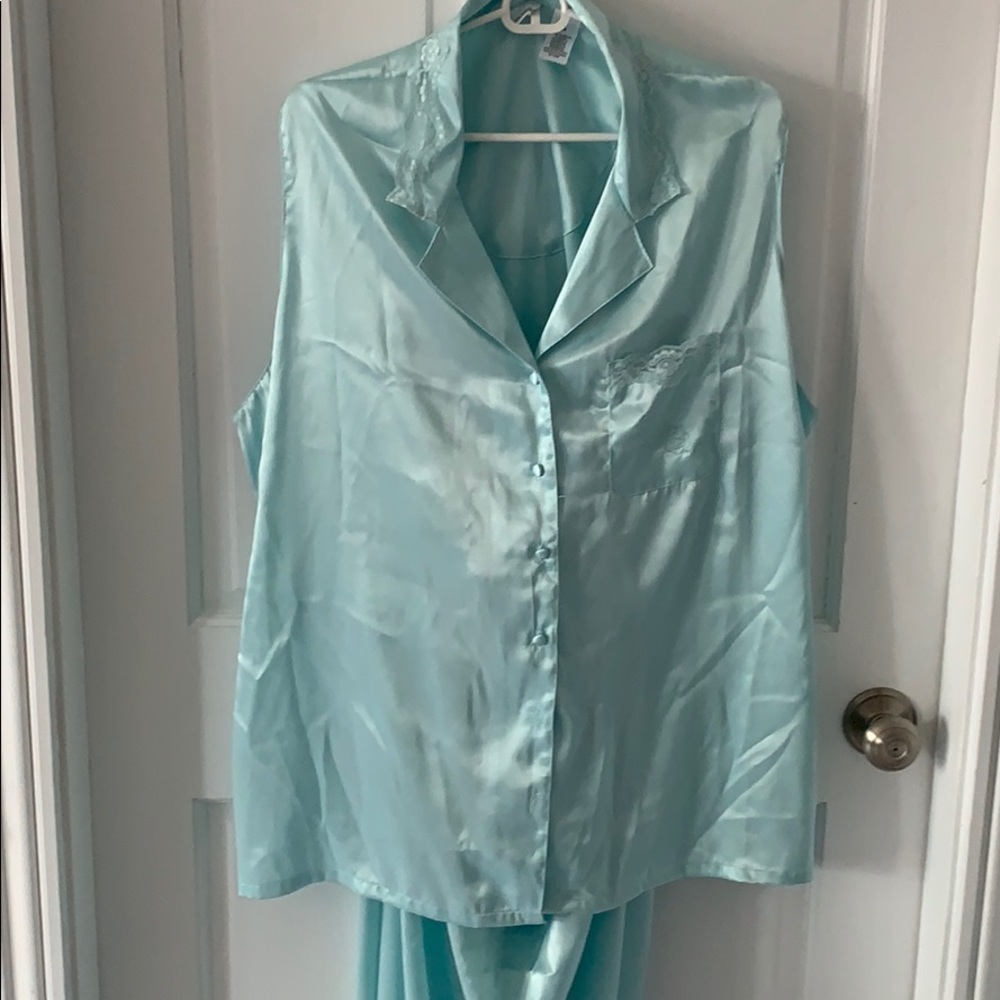 Satin pajamas